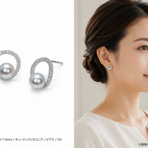 アコヤ真珠 ピアス 7.0-7.5mm A-141
