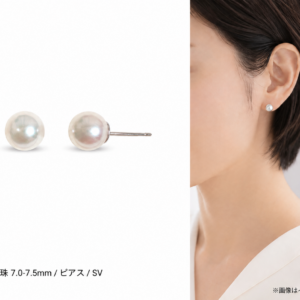 アコヤ真珠 ピアス 7.0-7.5mm A-71