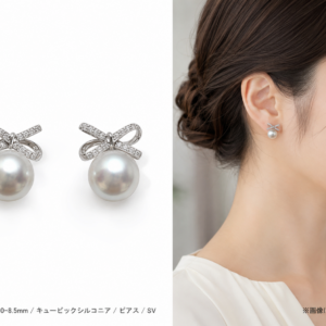 アコヤ真珠 ピアス 8.0-8.5mm A-83