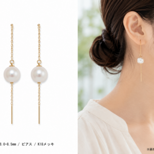 アコヤ真珠 ピアス 8.0-8.5mm A-90