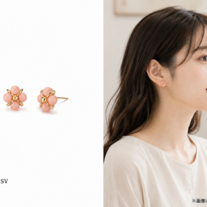 サンゴ ピアス S-33