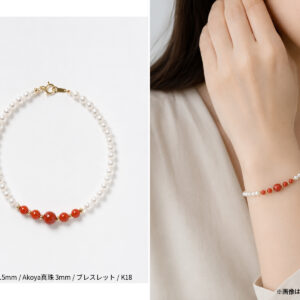 サンゴ ブレスレット 3.5-5.5mm S-362