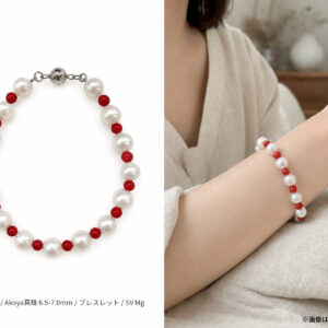 サンゴ ブレスレット 3mm S-6