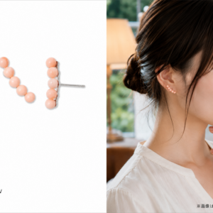 サンゴ ピアス S-38